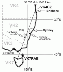 Fig.4. VK7RAE-VK4CZ path.