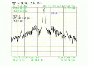 XRef-FT on TCXO - 2 kHz Span