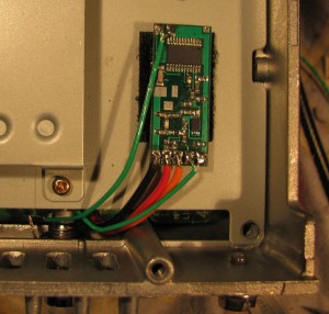 XRef-VS installed in an IC-910H
