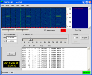 Signal from VK5KK showing 'clones'.
