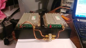 Two Pa's combined with 3 dB couplers both sides