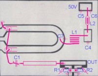 The output circuit with a 9:1 balun