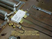 Detail shows how to make all the connections for the 4:1 balun.