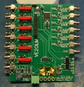 the finished PCB ready for attach to the pi