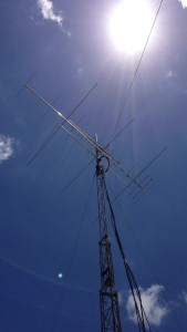 6 &amp; 2m, 70 &amp; 23 cm beams on tower